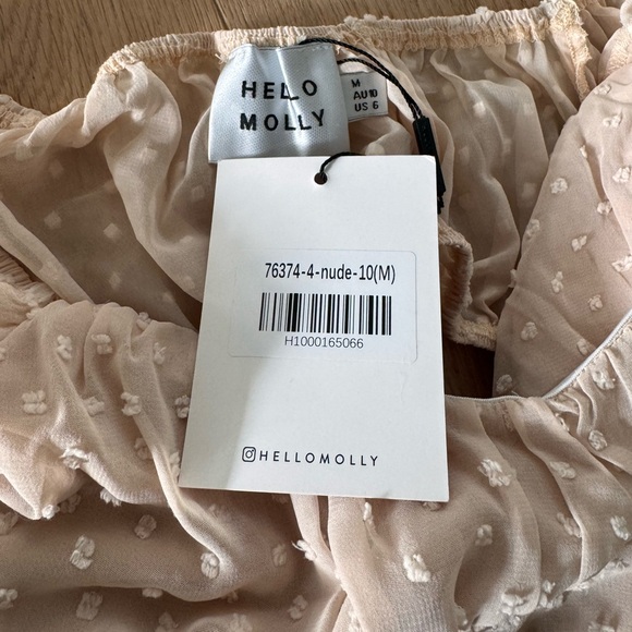 NWT Hello Molly Sunset Swim Crop Nude Medium - Picture 7 of 9